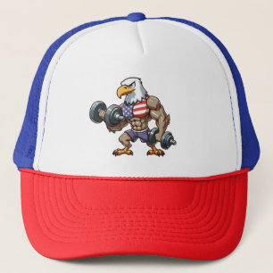 VS/patriottisch gewichtheffen Amerikaanse zeearend Trucker Pet