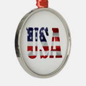 VS Patriottisch Metalen Ornament (Rechts)