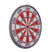 VS Patriottisch Rood, Wit, Blauw Dartbord (Voorkant Links)