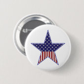 VS Patriottisch vlaggenontwerp Ronde Button 5,7 Cm (Voorkant /achterkant)