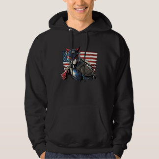 VS Patriottische Amerikaanse Vlag Kat 4 juli Hoodie