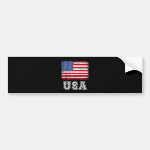 VS Patriottische Amerikaanse Vlag Voor Mannen Vrou Bumpersticker