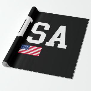 VS Patriottische Amerikaanse Vlag Voor Mannen Vrou Cadeaupapier