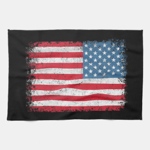 VS Patriottische Amerikaanse Vlag Voor Mannen Vrou Theedoek