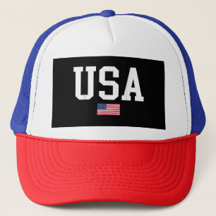 VS Patriottische Amerikaanse Vlag Voor Mannen Vrou Trucker Pet