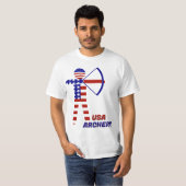 VS Patriottische BOOGSCHIETEN T-shirt (Voorkant volledig)