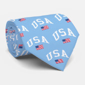 VS Patriottische Onafhankelijkheidsdag Amerikaanse Stropdas (Opgerold)