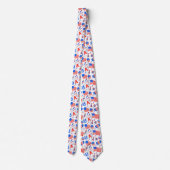VS patriottische vlag halsband Stropdas (Achterkant)