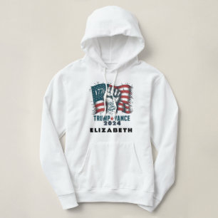 VS Patriottische Vlag Trump Vance Elegant gebrui Hoodie