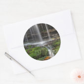 VS, Pennsylvania, Benton. Delicate Waterval Ronde Sticker (Envelop)