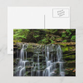 VS, Pennsylvania, Benton. Waterval in Ricketts Briefkaart (Voorkant / Achterkant)