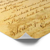 VS-Poster voor de grondwet Poster (Hoek)