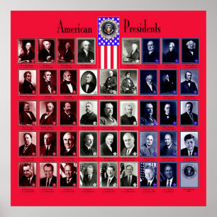 VS PRESIDENTEN RED C/563 POSTER