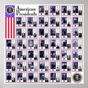 VS PRESIDENTEN WHITE A/564 POSTER