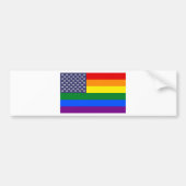 VS Pride Flag Bumpersticker (Voorkant)