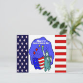 VS Pride - Onafhankelijkheidsdag Briefkaart (Staand voorkant)
