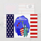 VS Pride - Onafhankelijkheidsdag Briefkaart (Voorkant / Achterkant)