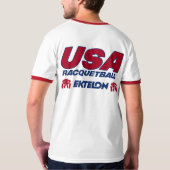 VS Racquetball Ringer Tee Shirt (Achterkant volledig)