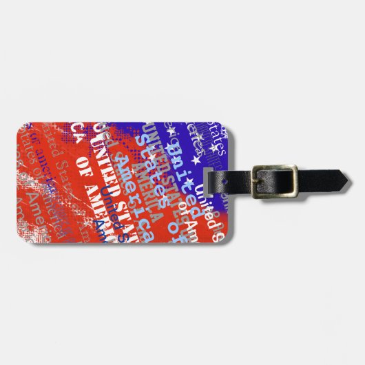 VS reizen Bagagelabel (Voorkant horizontaal)