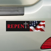 VS REPENT BUMPERSTICKER (Op auto)