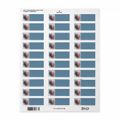 VS retouradreslabel Etiket (Full Sheet)