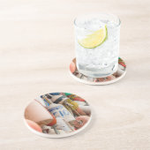 VS, Rhode Island, Block Island Zandsteen Onderzetter (Zijkant)