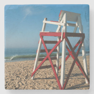 VS, Rhode Island, Charleston Beach, aan het strand Stenen Onderzetter