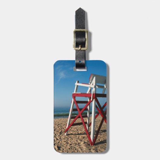 VS, Rhode Island, Charleston Beach, Strand Bagagelabel (Voorkant verticaal)