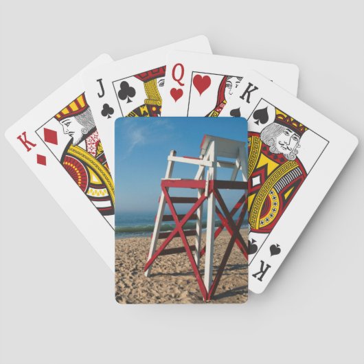 VS, Rhode Island, Charleston Beach, Strand Pokerkaarten (Achterkant)