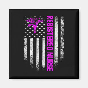 VS Rn geregistreerd Nurse American Flag Patr Magneet