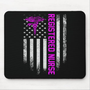 VS Rn geregistreerd Nurse American Flag Patr Muismat