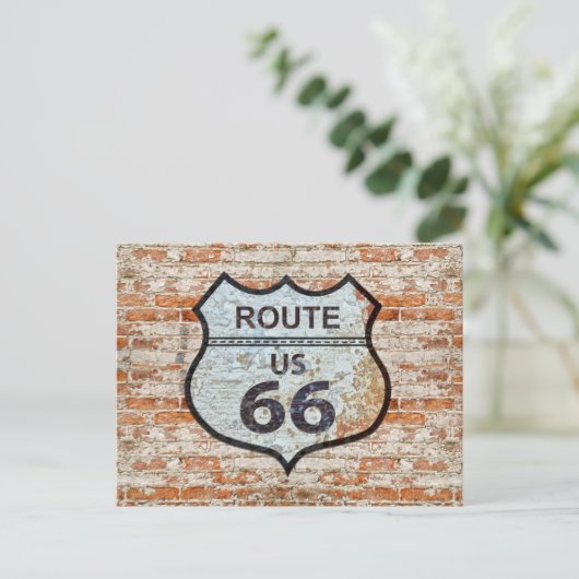 VS Route 66 Briefkaart (Staand voorkant)