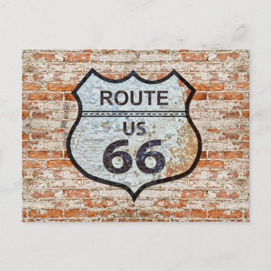 VS Route 66 Briefkaart (Voorkant)