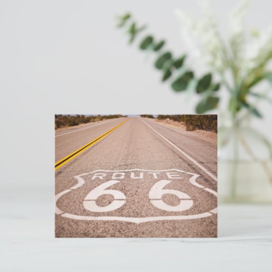 VS Route 66 Briefkaart (Staand voorkant)