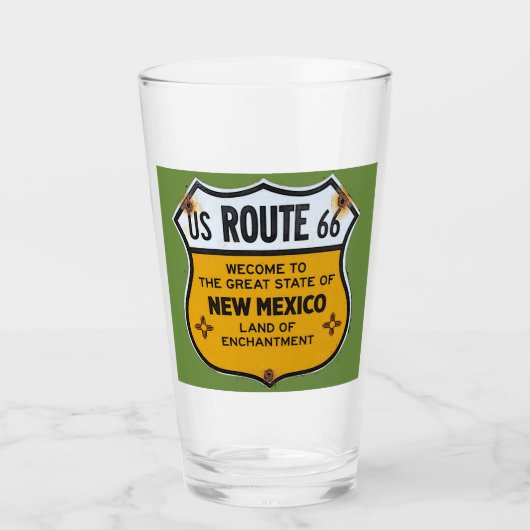 VS Route 66 New Mexico Glas (Voorkant)