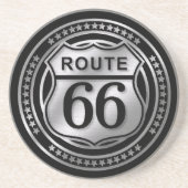VS Route 66 Zandsteen Onderzetter (Voorkant)