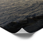 VS, San Francisco, City skyline met Golden Poster (Hoek)