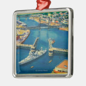 VS-slagschip door Portland Metalen Ornament (Links)