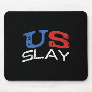 VS Slay Funny USA 4 juli Amerika Patriottisch WO Muismat
