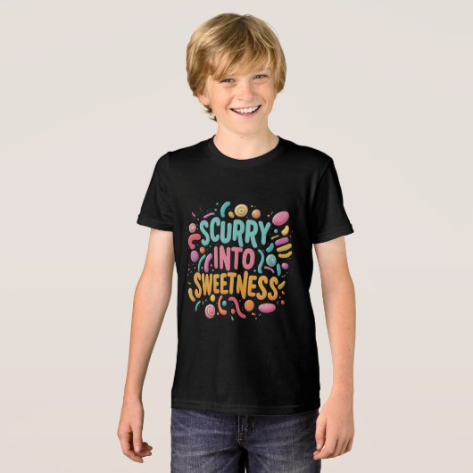 VS snellen naar zoetheid Tri-Blend Shirt (Voorkant volledig)