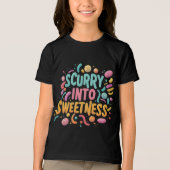 VS snellen naar zoetheid Tri-Blend Shirt (Voorkant)