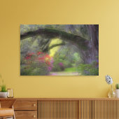 VS, South Carolina, Magnolia Gardens. Canvas Afdruk (Insitu (Woonkamer))