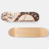 VS Sportteam San Francisco Bay Area Baseball Skateboard (Horizontaal)