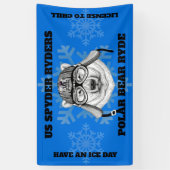 VS SPYDER RYDERS - IJsbeer Ryde Banner (Verticaal)