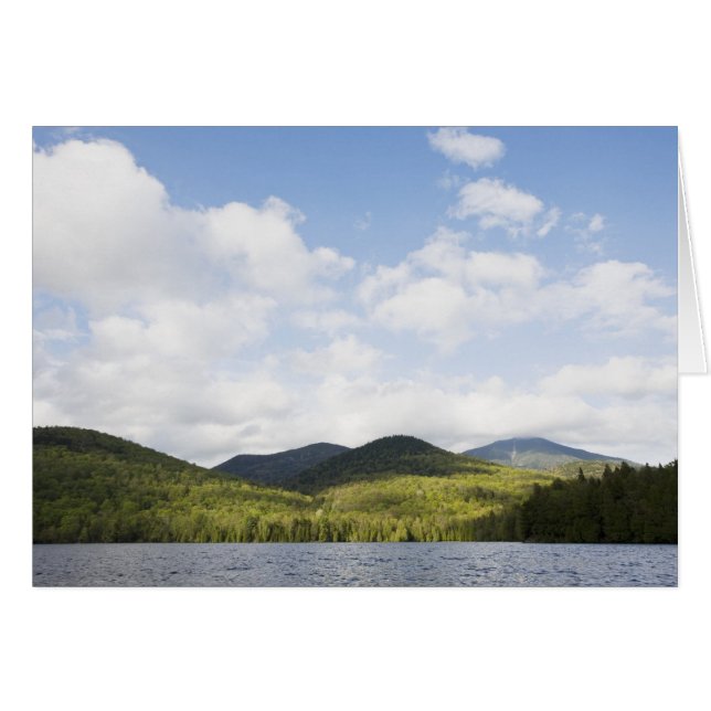 VS, staat New York, Adirondack Mountains, Lake (Voorkant Horizontaal)