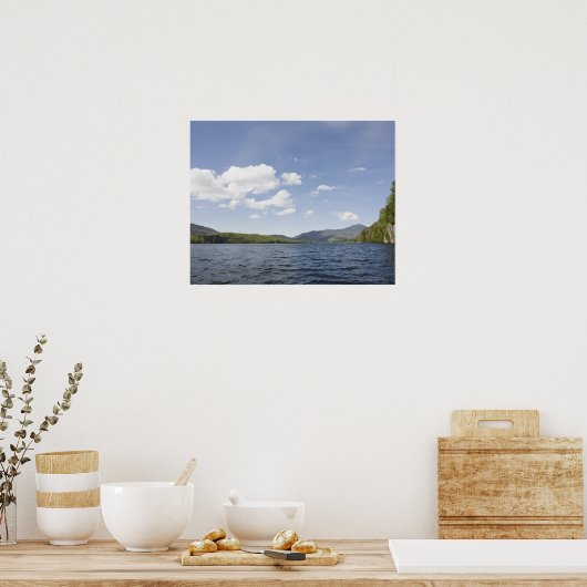 VS, staat New York, Adirondack Mountains, Lake 2 Poster (Keuken)