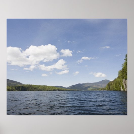 VS, staat New York, Adirondack Mountains, Lake 2 Poster (Voorkant)