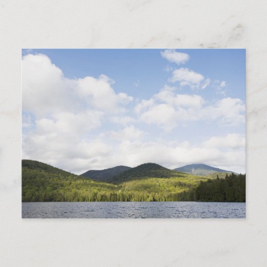 VS, staat New York, Adirondack Mountains, Lake Briefkaart (Voorkant)