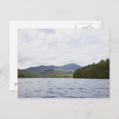 VS, staat New York, Adirondack Mountains, meer 4 Briefkaart (Voorkant / Achterkant)