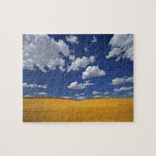 VS, staat Washington, Colfax. Rijpe gerst ontmoet Legpuzzel (Horizontaal)